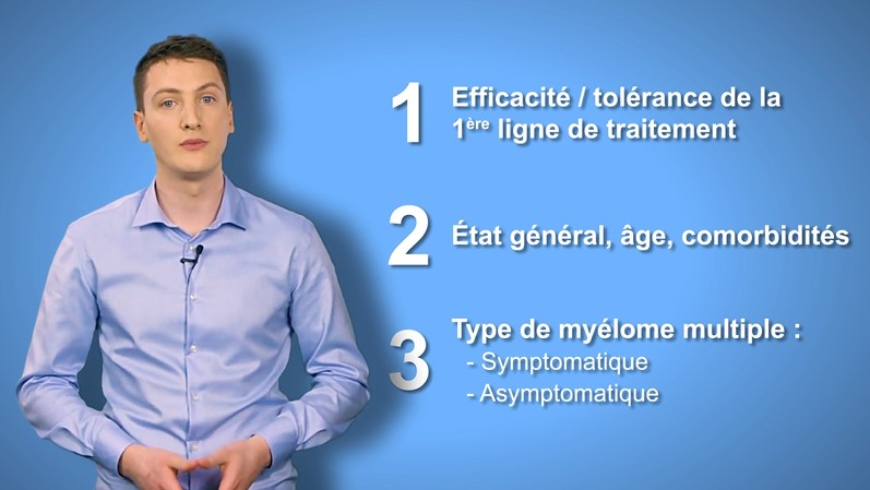 2 minutes pour comprendre le myélome multiple – traitements de la rechute